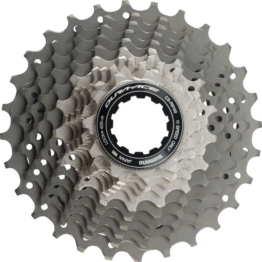 Shimano Dura Ace CS-R9100 Cassette - 11 Speed 11-28t Silver/Gray-Goodwynn'sGoodwynn's