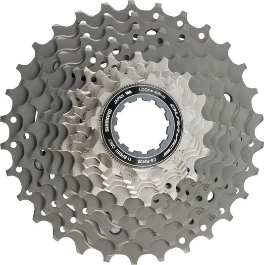 Shimano Dura Ace CS-R9100 Cassette - 11 Speed 11-30t Silver/Gray-Goodwynn's