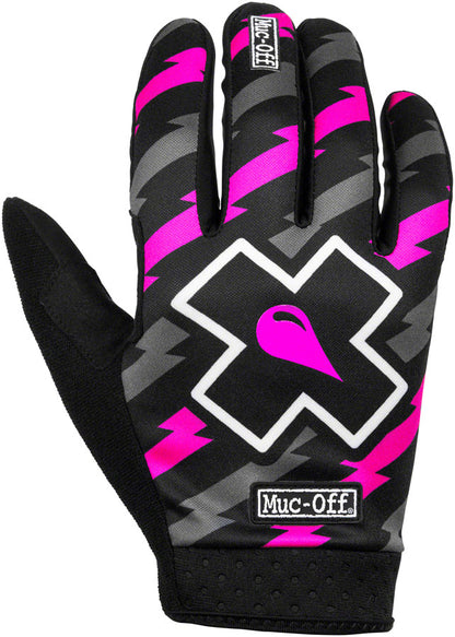 Muc-Off MTB Ride Full Finger Gloves Unisex Pair for Mountain Biking and Outdoor Use