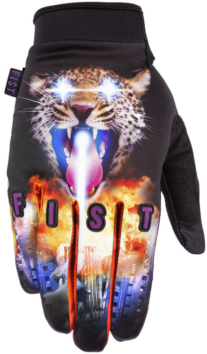 Fist Handwear Lazer Leopard Glove - Multi-Color Full Finger Protective Glove