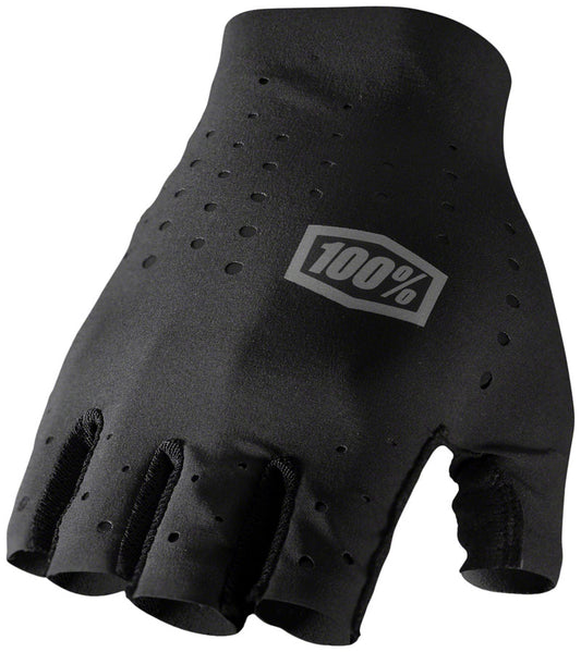 100% Sling Gloves - Black Full Finger Womens Small