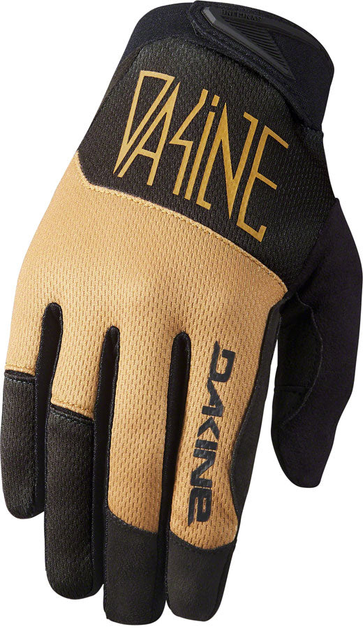 Dakine Syncline Gel Gloves - Black/Tan Full Finger Small