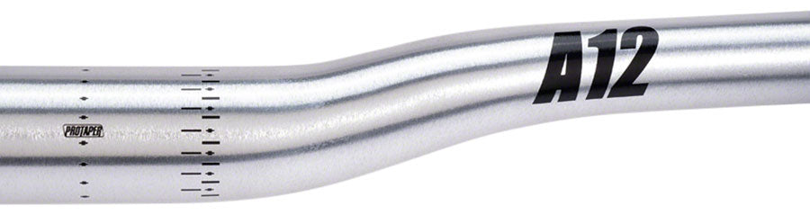 ProTaper A12 Handlebar - 810mm 12mm Rise 31.8mm Aluminum Polished Silver-Goodwynn'sGoodwynn's