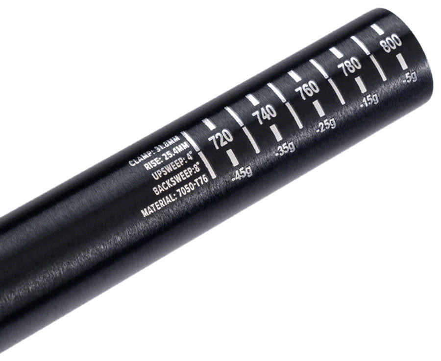 ProTaper A25 Handlebar - 810mm 25mm Rise 35mm Aluminum Polish Black-Goodwynn'sGoodwynn's