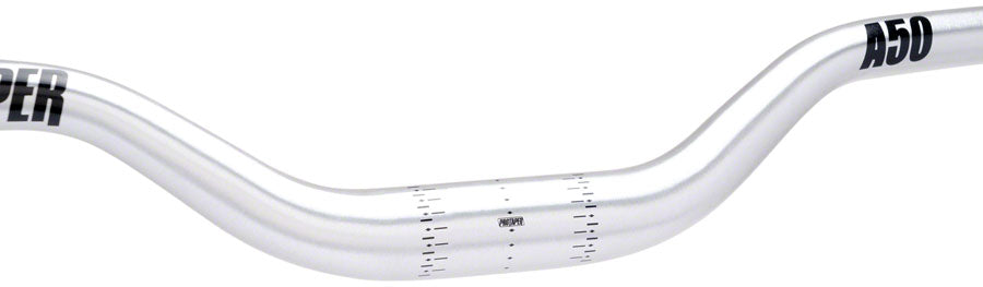 ProTaper A50 Handlebar - 810mm 50mm Rise 31.8mm Aluminum Polished Silver-Goodwynn'sGoodwynn's