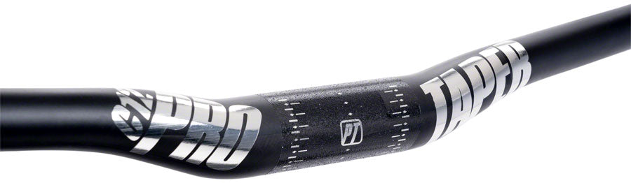 ProTaper C12 Handlebar - 810mm 12mm Rise 31.8mm Carbon Polish Black/Chrome-Goodwynn'sGoodwynn's