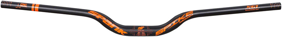 Spank Spike 800 Vibrocore Handlebar - 31.8mm Clamp 800mm 50mm Rise BLK/Orange-Goodwynn'sGoodwynn's