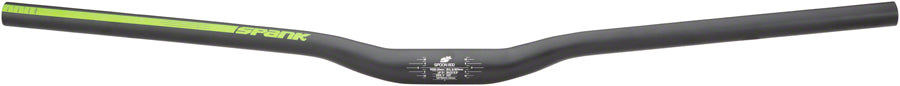 Spank Spoon 800 Handlebar - 31.8 x 800mm 20mm Rise Black/Green-Goodwynn'sGoodwynn's