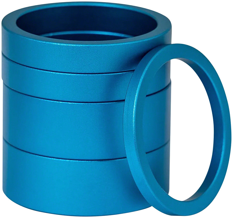 Chris King Headset Spacer Kit 2 - Alloy 1-1/8" Turquoise-Goodwynn'sGoodwynn's