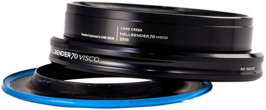 Cane Creek Hellbender 70 Visco Lower Headset - ZS56/40-H8 Mid Tune Black