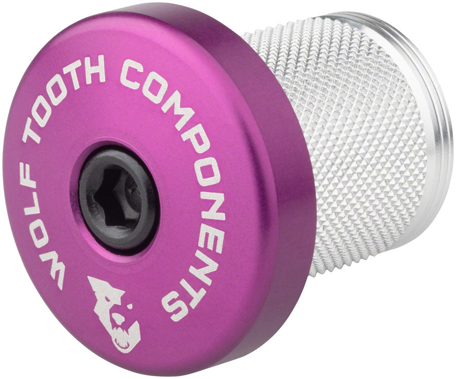 Wolf Tooth Compression Plug with Integrated Spacer Stem Cap Purple-Goodwynn'sGoodwynn's