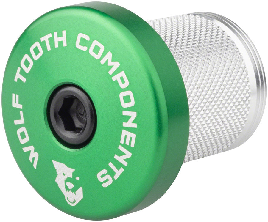 Wolf Tooth Compression Plug with Integrated Spacer Stem Cap Green-Goodwynn'sGoodwynn's