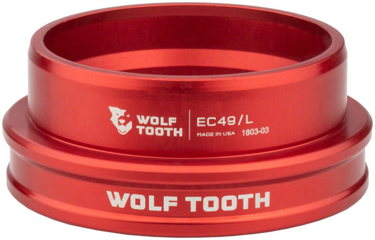 Wolf Tooth Premium Headset - EC49/40 Lower Red