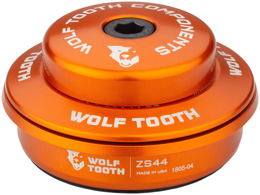 Wolf Tooth Premium Headset - ZS44/28.6 Upper 6mm Stack Orange-Goodwynn's
