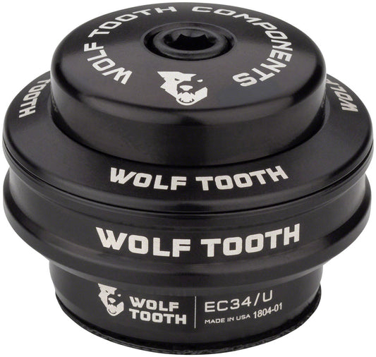Wolf Tooth Performance Headset - EC34/28.6 Upper 16mm Stack Black-Goodwynn's