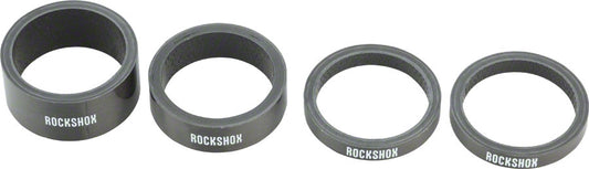 RockShox UD Carbon Headset Spacer Set Includes 5mm x 2 10mm x 1 15mm x 1-Goodwynn's