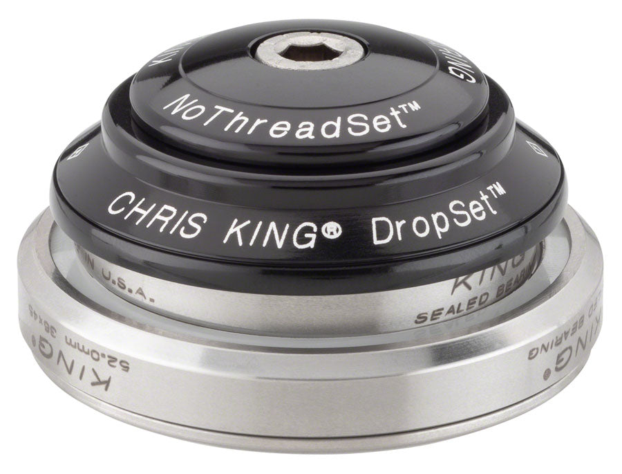Chris King DropSet 3 Headset - 1-1/8 - 1.5" 41/52mm 36 Deg Black-Goodwynn'sGoodwynn's