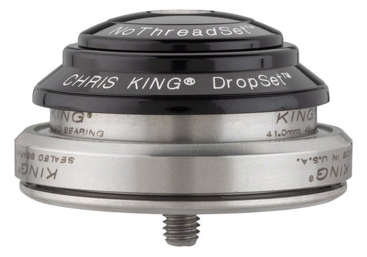 Chris King DropSet 3 Headset - 1-1/8 - 1.5" 41/52mm 36 Deg Black-Goodwynn's
