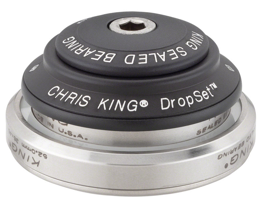 Chris King DropSet 3 Headset - 1-1/8 - 1.5" 41/52mm 36 Deg Matte Black-Goodwynn'sGoodwynn's