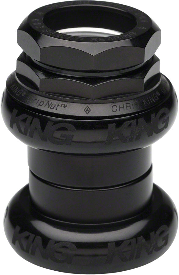 Chris King GripNut Headset - 1-1/8" Sotto Voce Black-Goodwynn&#39;sGoodwynn&#39;s