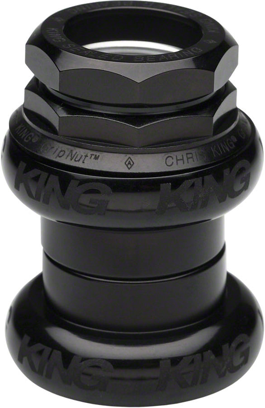 Chris King GripNut Headset - 1" Sotto Voce Black-Goodwynn's