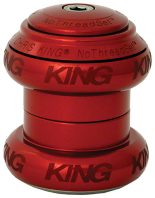 Chris King NoThreadSet Headset - 1-1/8" Sotto Voce Red-Goodwynn's