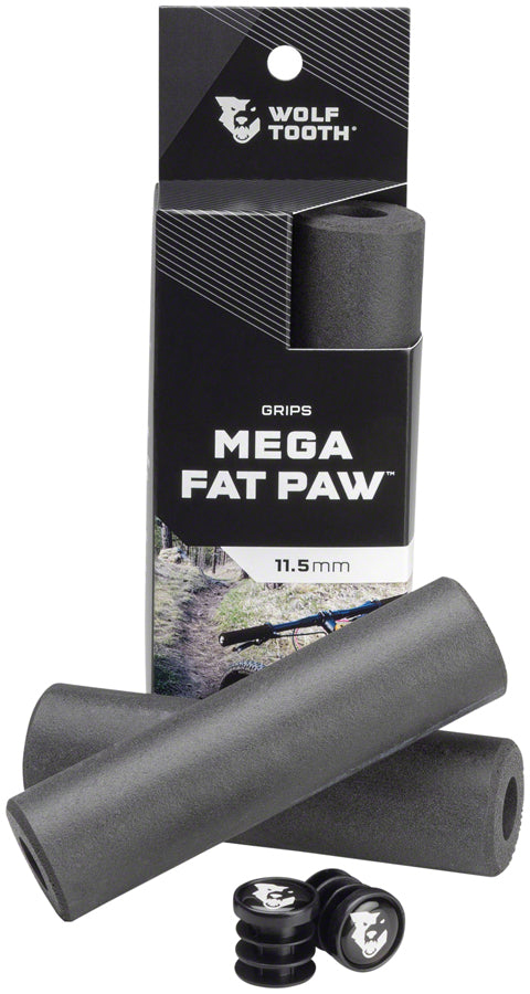 Wolf Tooth Mega Fat Paw Grips - Black-Goodwynn'sGoodwynn's