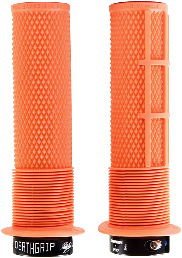 DMR DeathGrip Flanged Grips - Thick Lock-On