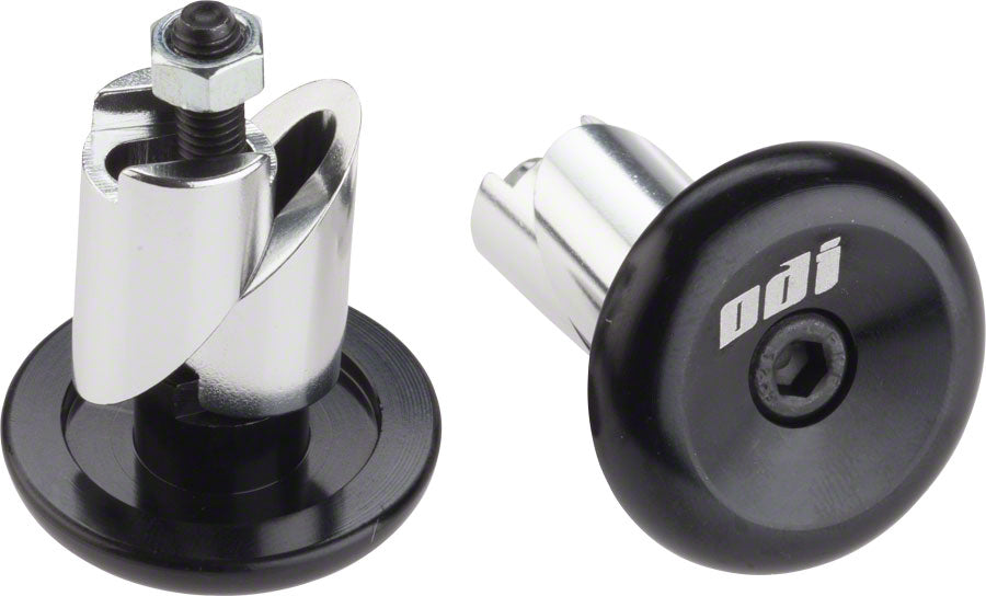 ODI Aluminum Bar Ends Pair Black-Goodwynn'sGoodwynn's