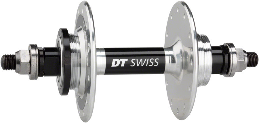 DT Swiss 370 Track Rear Hub - 10 x 1 Threaded x 120mm Rim Brake Threaded Polished 24H-Goodwynn'sGoodwynn's