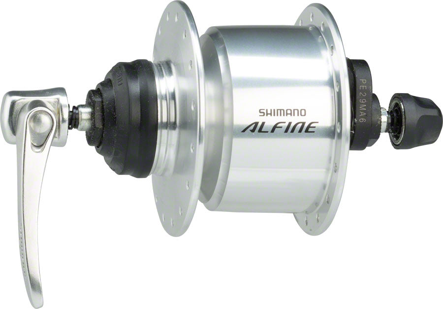 Shimano Alfine DH-S501 Dynamo Front Hub - QR x 100mm Center-Lock Silver 32h-Goodwynn'sGoodwynn's