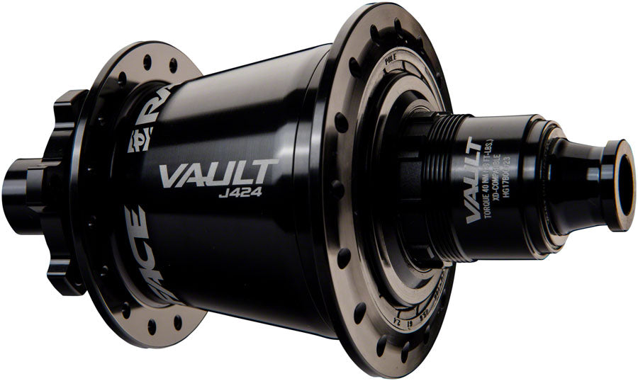 RaceFace Vault J-Bend 424 Rear Hub - 12 x 148mm 6-Bolt XD Black 32H-Goodwynn'sGoodwynn's