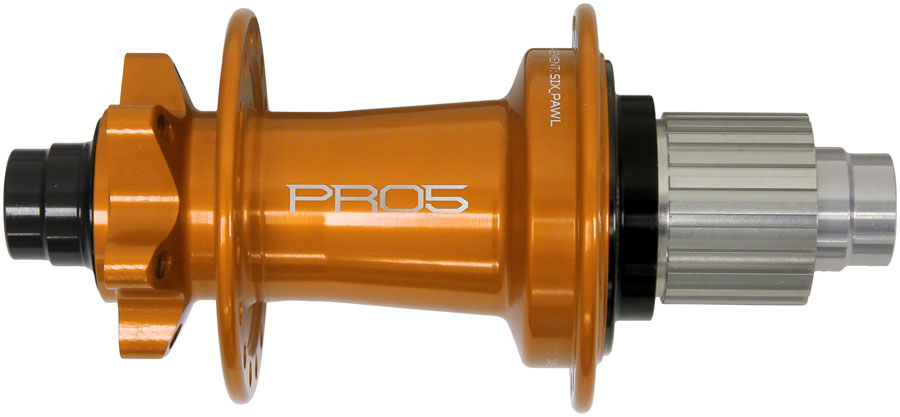 Hope Pro 5 Rear Hub - 12 x 148mm 6-Bolt Micro Spline Orange 28H-Goodwynn'sGoodwynn's