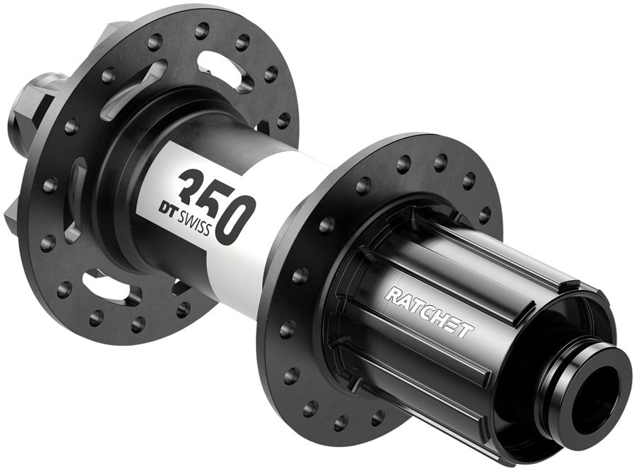 DT Swiss 350 Rear Hub - 12 x 142mm 6-Bolt HG11 MTN Black 28H 36pt-Goodwynn'sGoodwynn's