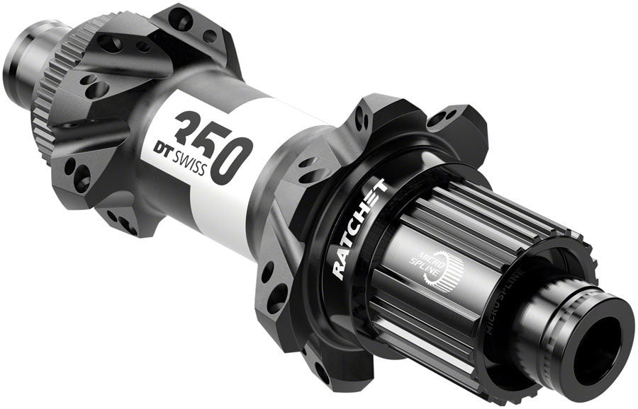 DT Swiss 350 Rear Hub - 12 x 148mm Center-Lock Micro Spline BLK 28H Straight Pull 36pt-Goodwynn'sGoodwynn's