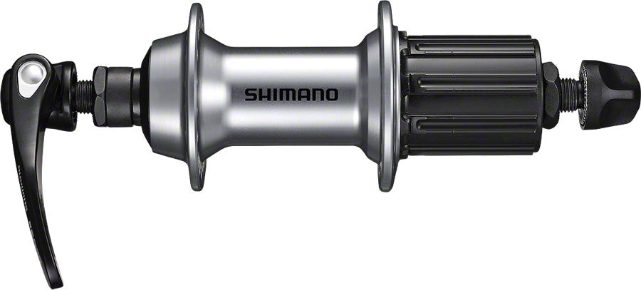 Shimano FH-RS400 Rear Hub - QR x 130mm Rim Brake HG 11 Road Silver 36H-Goodwynn'sGoodwynn's