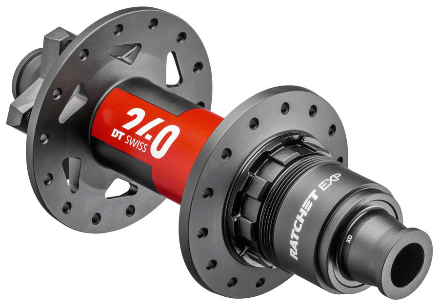 DT Swiss 240 EXP Rear Hub - 12 x 157mm 6-Bolt XD Black/Red 32H 36pt-Goodwynn'sGoodwynn's