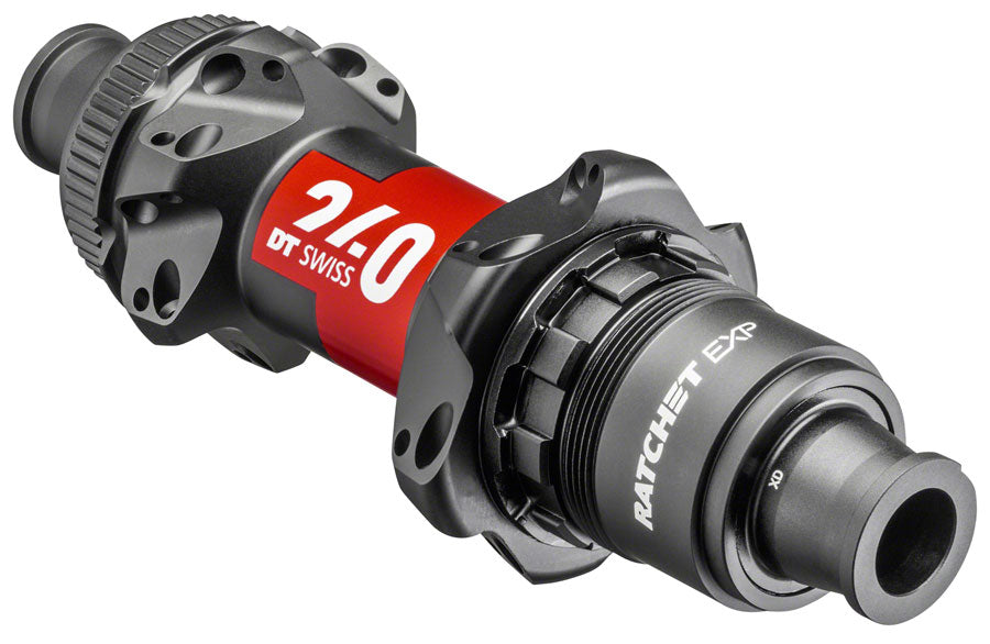 DT Swiss 240 EXP Rear Hub - 12 x 142mm Center-Lock XDR Black/Red 24H 36pt-Goodwynn'sGoodwynn's