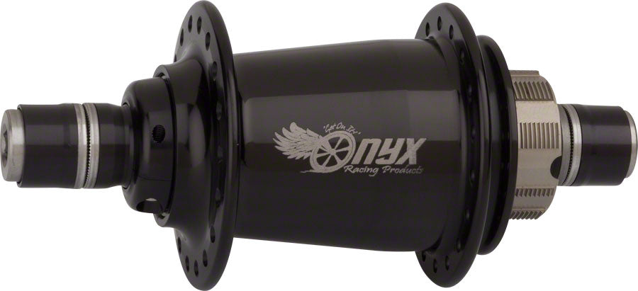Onyx BMX Ultra Rear Hub - 3/8" 10 x 100mm Rim Brake Black 36H-Goodwynn'sGoodwynn's