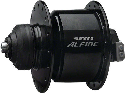 Shimano Alfine DH-S501 Dynamo Front Hub - QR x 100mm Center-Lock Black 36h-Goodwynn's