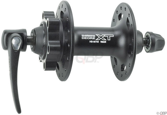 Shimano XT HB-M756 Front Hub - QR x 100mm 6-Bolt Black 36h-Goodwynn's