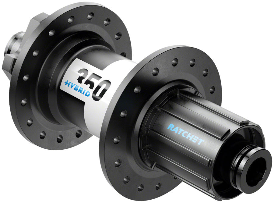 DT Swiss 350 Hybrid Rear Hub - 12 x 148mm 6-Bolt HG 11 MTN Black 36h 24pt-Goodwynn'sGoodwynn's