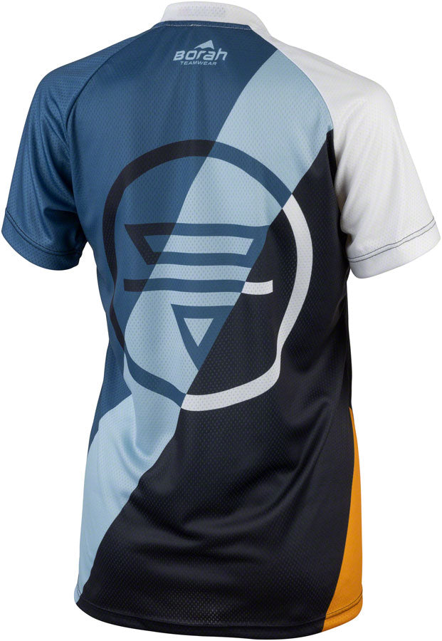 Teravail Waypoint Womens MTB Jersey - White Blue Lite Blue Black Gold Collection-Goodwynn&#39;sGoodwynn&#39;s