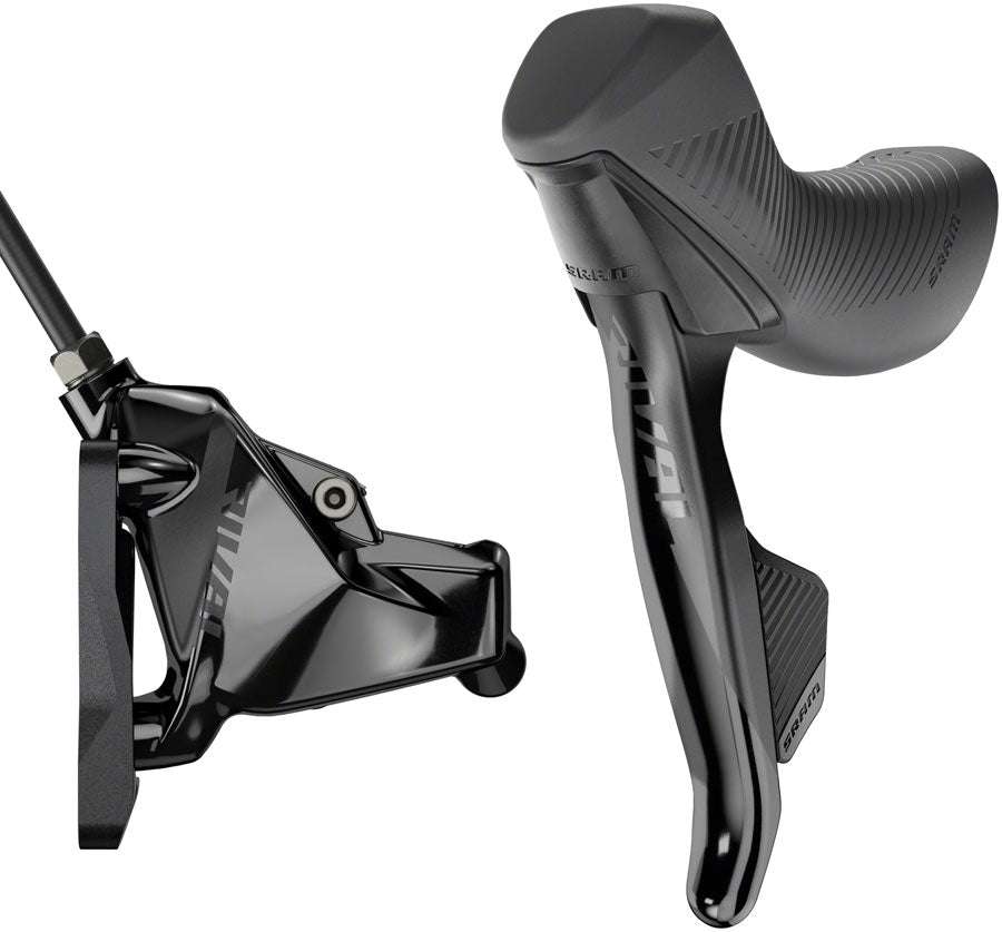 SRAM Rival eTap AXS HRD Shift/Brake Lever Hydraulic Disc Caliper - Left/Front Flat Mount 20mm Offset 950mm Hose BLK D1-Goodwynn'sGoodwynn's