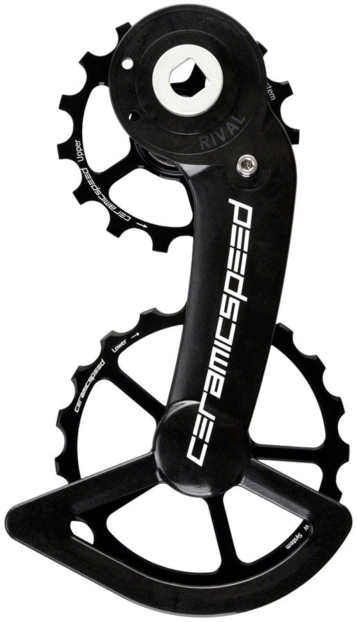 CeramicSpeed OSPW Pulley Wheel System SRAM Rival AXS - Alloy Pulley Carbon Cage BLK-Goodwynn'sGoodwynn's