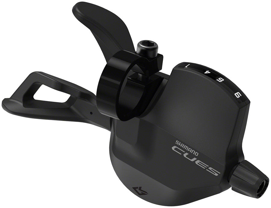 Shimano CUES SL-U4010-9R Shifter - Right 9-Speed Rapidfire Plus Optical Gear Display BLK-Goodwynn'sGoodwynn's