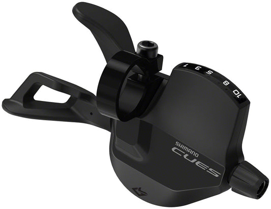 Shimano CUES SL-U6000-10R Shifter - Right 10-Speed Rapidfire Plus Optical Gear Display BLK-Goodwynn's
