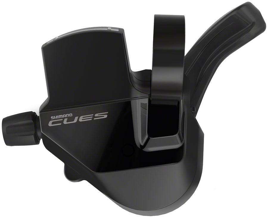 Shimano CUES SL-U6000-L Shifter - Left 2-Speed Rapidfire Plus Mono Optical Gear Display BLK-Goodwynn'sGoodwynn's