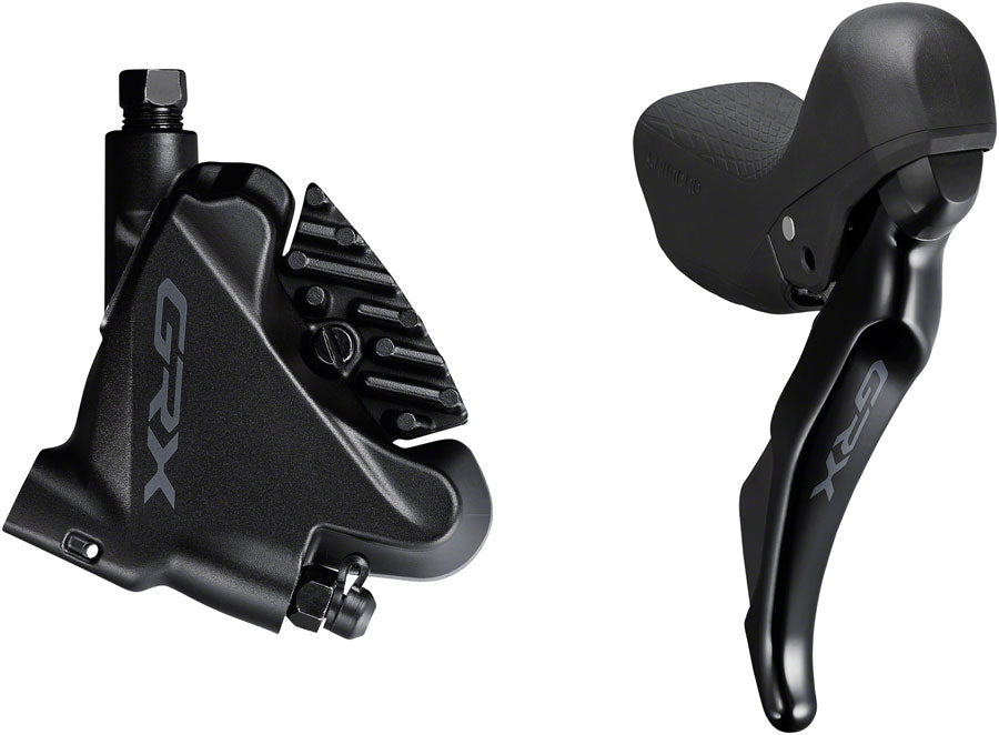 Shimano GRX ST-RX400/BR-RX400 Hydraulic Disc Brake Brake/Shift Lever - Right 10-Speed Flat Mount Finned Resin Pads BLK-Goodwynn'sGoodwynn's