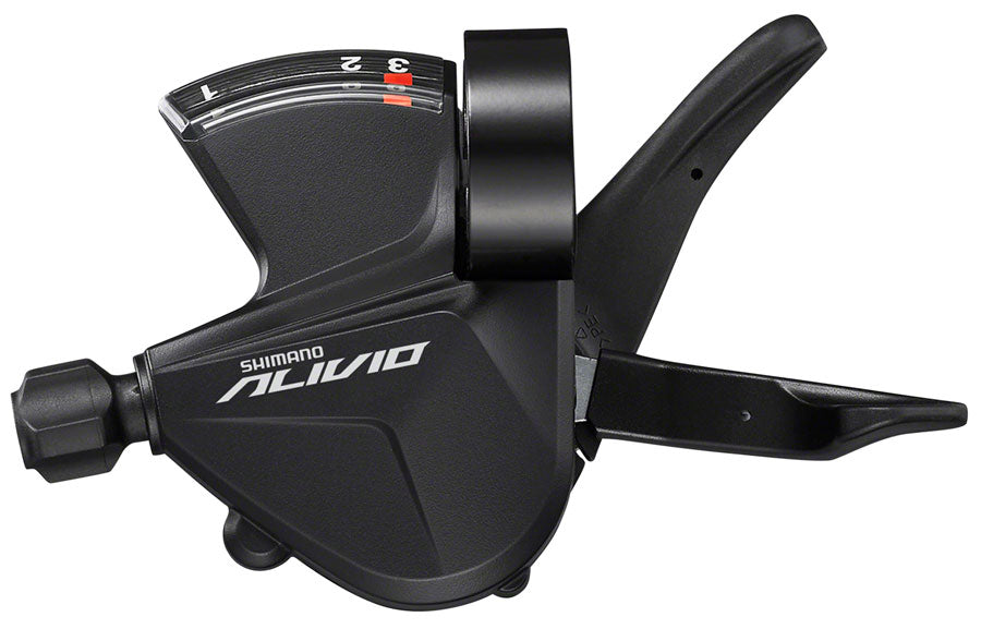 Shimano Alivio SL-M3100-L Shifter - Left 3-Speed RapidFire Plus Optical Gear Display-Goodwynn'sGoodwynn's